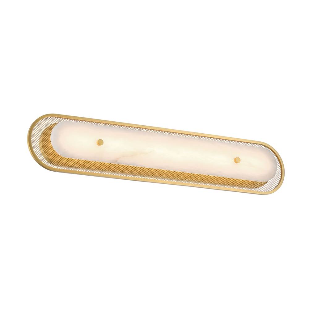 Eurofase 49174-021 Gold Tramore, Wall Sconce , 30'', Gold, Alabaster Image 3