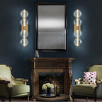 Eurofase 46810-025 Gold Atomo, Vanity, 4lt, 30'', Gold, Clear Glass Image 3