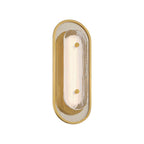 Eurofase Tramore, Wall Sconce, 16'', Gold, Silver Glass