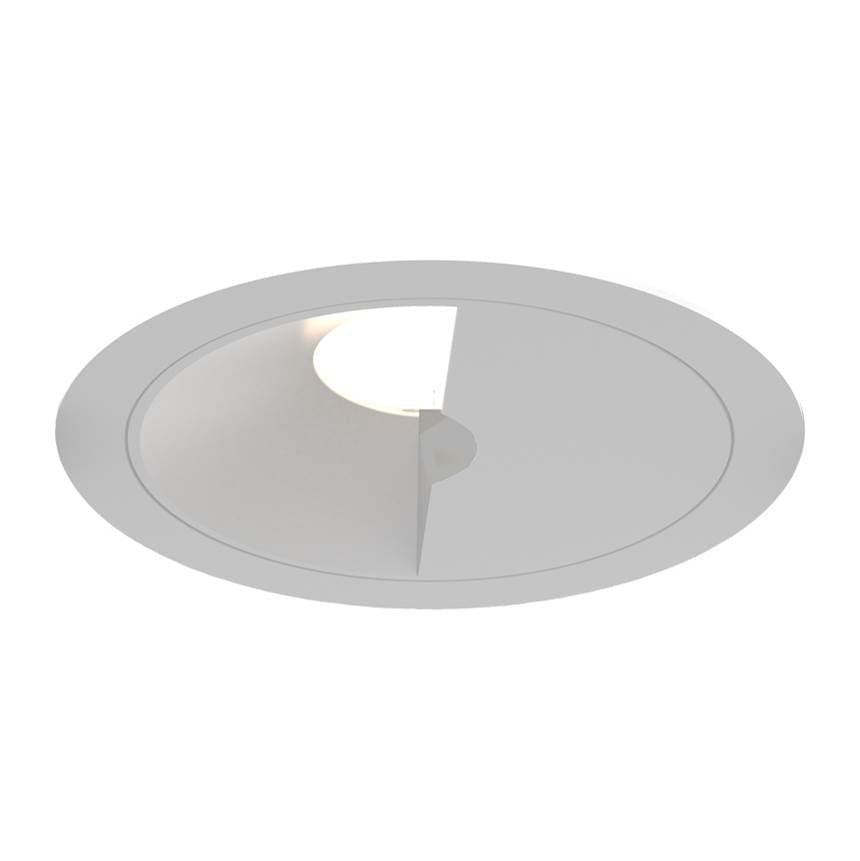 Eurofase Oscar Medium 26w Round White Trim White Baffle Wall Wash Wide 3000k Honeycomb Lens