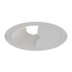 Eurofase Oscar Medium 15w Round White Trim White Baffle Wall Wash Wide 3500k Clear Lens
