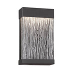 Eurofase 35891-017 Powder Coat Black Tiffany, Outdoor, 11'', Powder Coat Black, Clear Glass Image 2