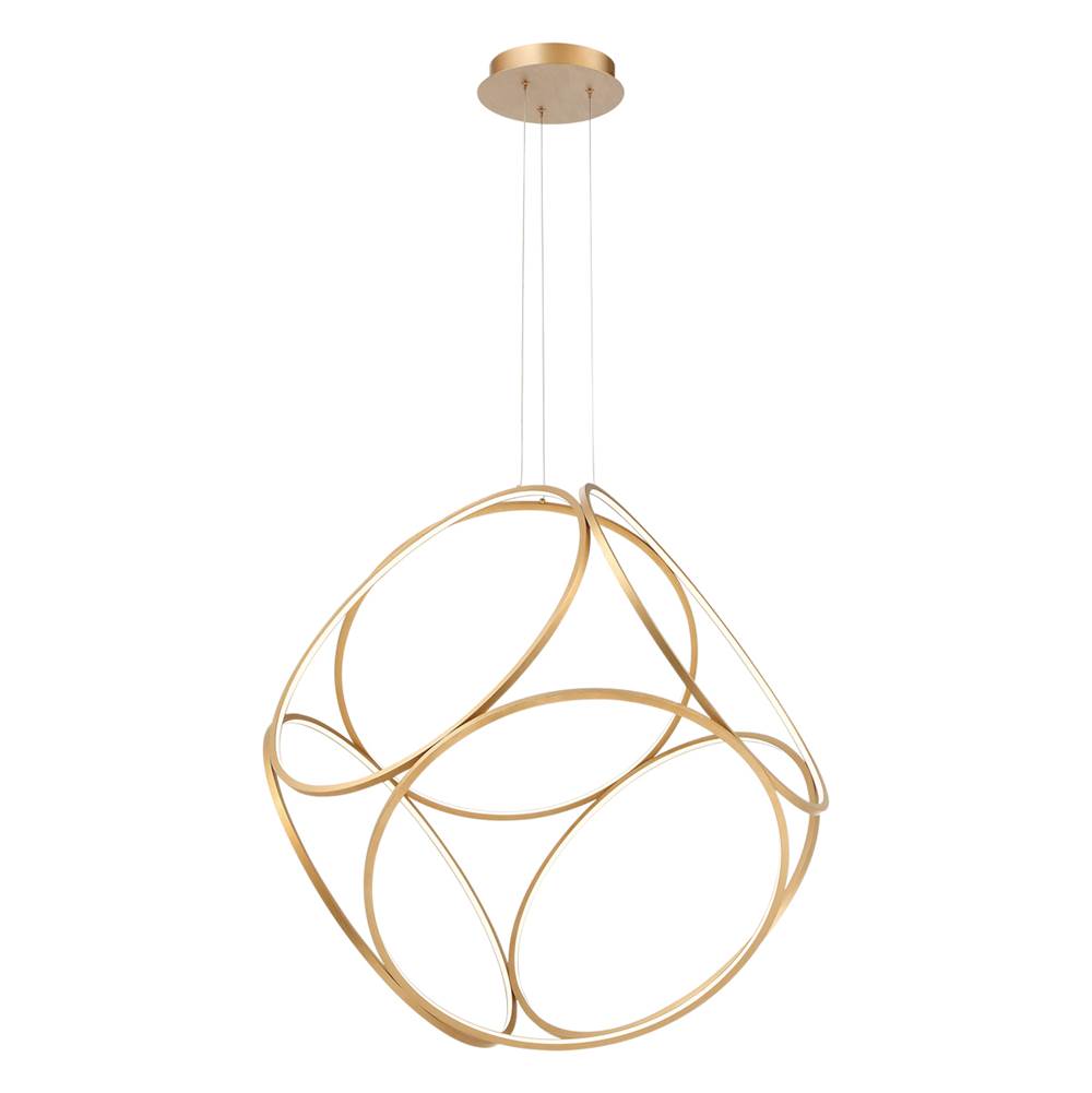 Eurofase Glenview, Chandelier , 34'', Brushed Gold