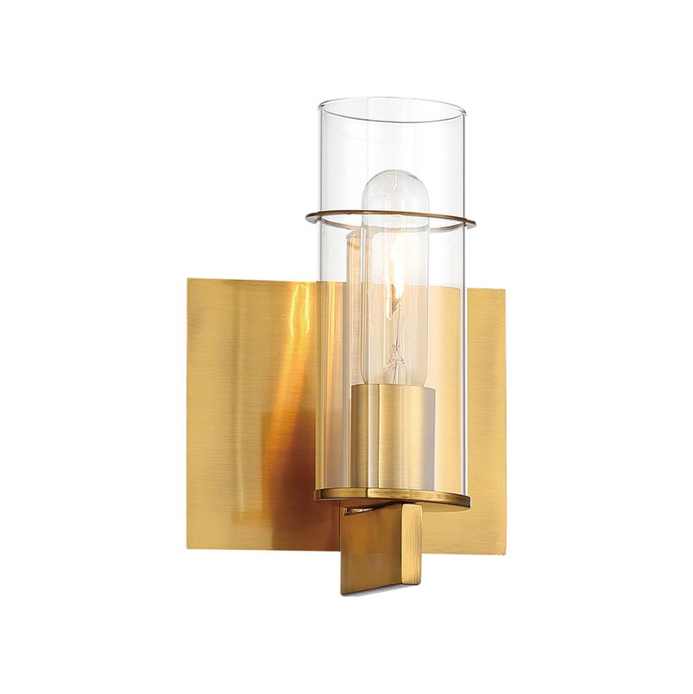 Eurofase 34133-043 Gold Pista, Wall Sconce, 9'', Gold, Clear Glass Image 2