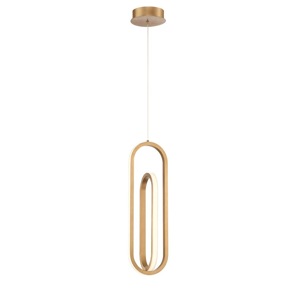 Eurofase 37038-021 Matte Gold Demark, Pendant , 22'', Matte Gold Image 1