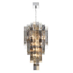 Eurofase 47912-014 Chrome Altesa, Chandelier, 20-light, 46'', Chrome, Mixed Glass Image 4