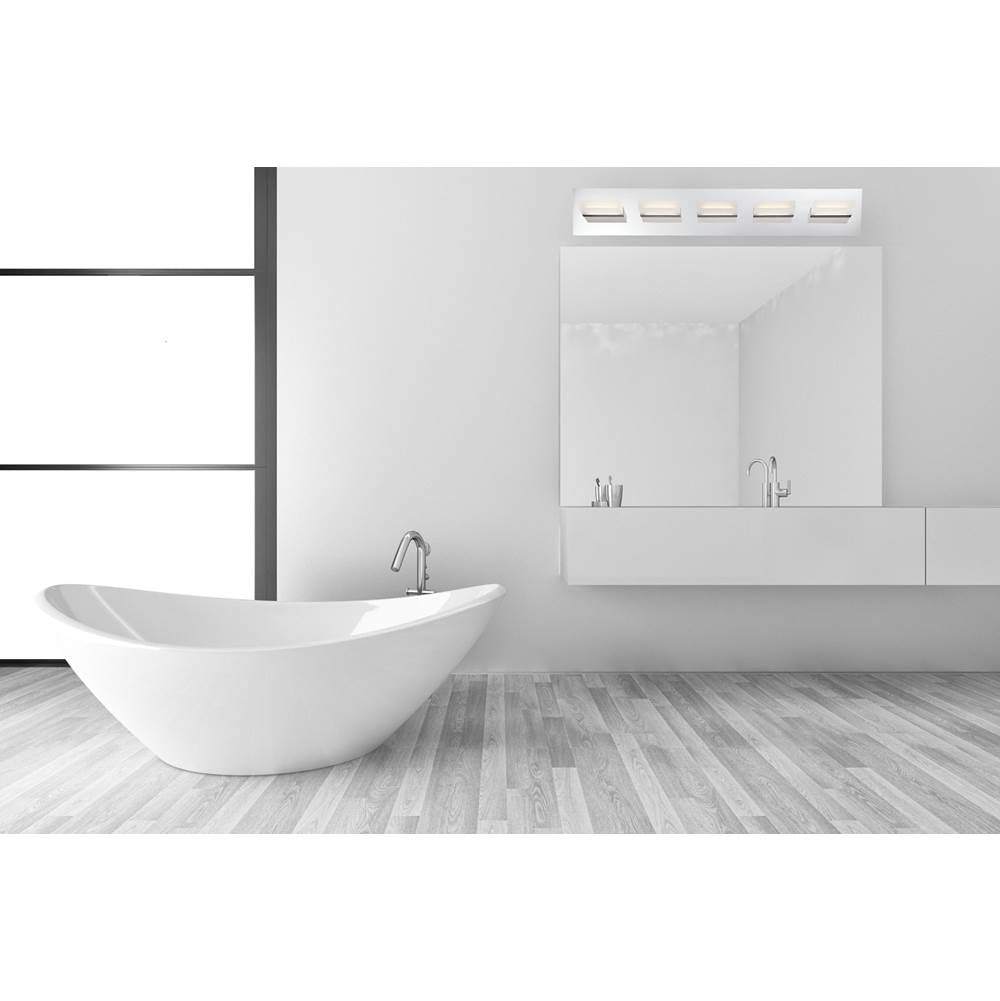 Eurofase 28020-011 Chrome Olson, Vanity , 3lt, 18'', Chrome Image 3