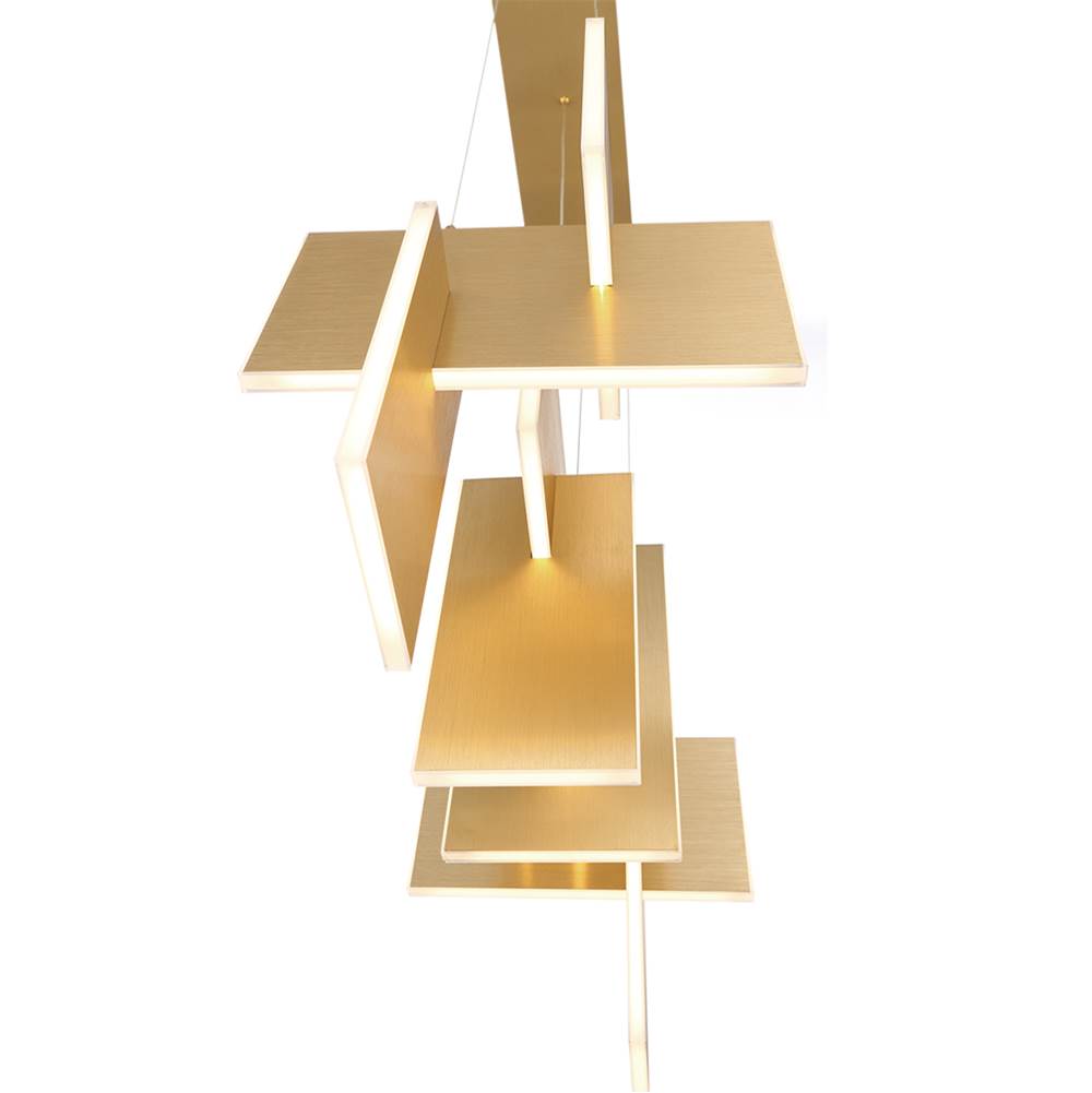 Eurofase 37345-013 Gold Coburg, Chandelier , 33'', Gold Image 1