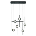 Eurofase 47255-029 Anodized Black Barletta, Chandelier , 6-light, 32'', Anodized Black Image 1