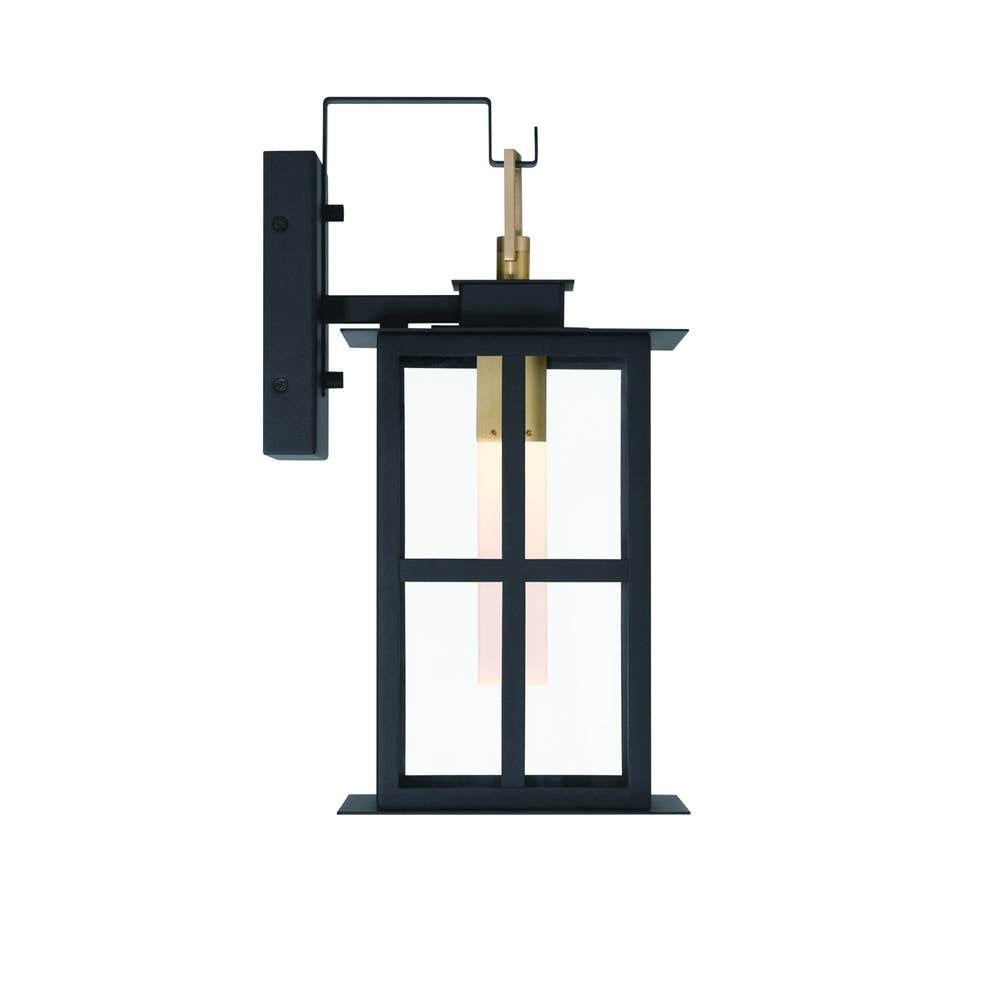 Eurofase Greyson, Outdoor, 16'', Brass-black Mix, Clear Glass