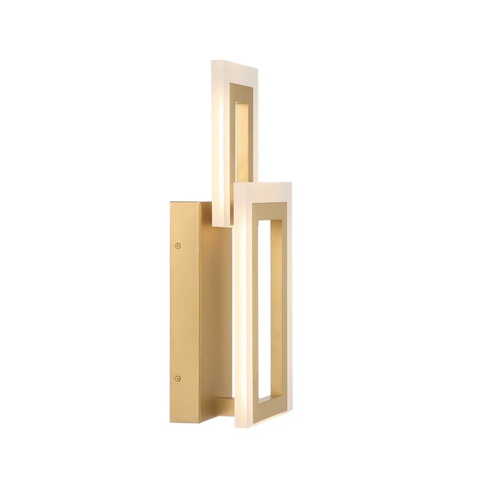 Eurofase 45908-019 Matte Gold Inizio, Wall Sconce , 16'', Matte Gold Image 4