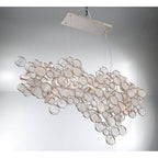 Eurofase Trento, Chandelier, 15-light, 56'', Chrome, Clear Glass
