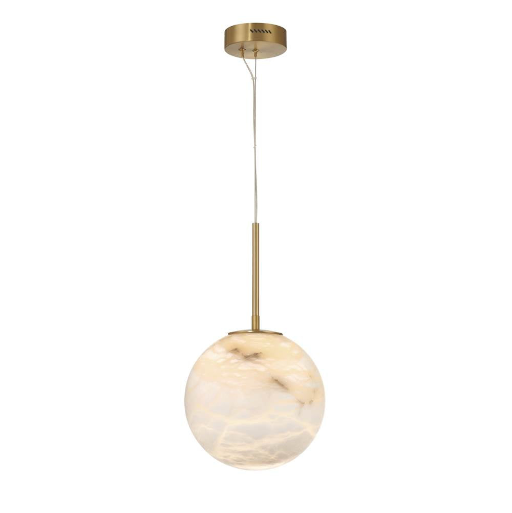 Eurofase 46766-014 Gold Kepler, Pendant , 12'', Gold, Alabaster Image 7