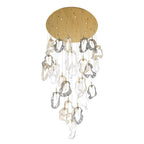 Eurofase 49238-013 Gold Norah, Chandelier, 26-light, 39'', Gold, Mixed Glass Image 5