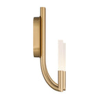 Eurofase 49009-019 Gold Olette, Wall Sconce, 2-light, 17'', Gold, Frosted Acrylic Image 4