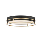 Eurofase Grafice, Flush Mount , 18'', Gold-black Mix