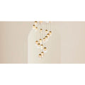 Eurofase 37192-013 Matte Gold Paget, Chandelier, 19-light, 29'', Matte Gold, Clear Glass Image 1