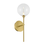 Eurofase Iissa, Wall Sconce, 19'', Gold, Clear Glass