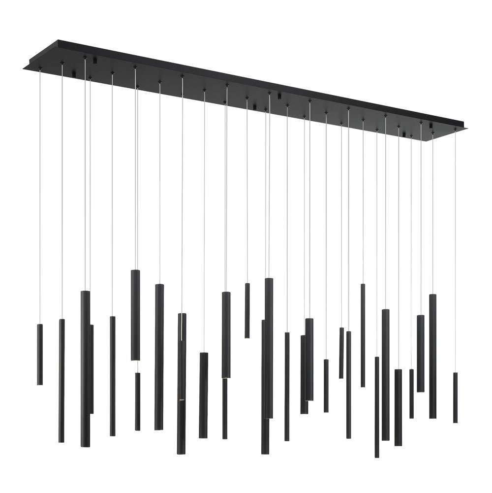 Eurofase Santana, Chandelier , 30-light, 72'', Matte Black