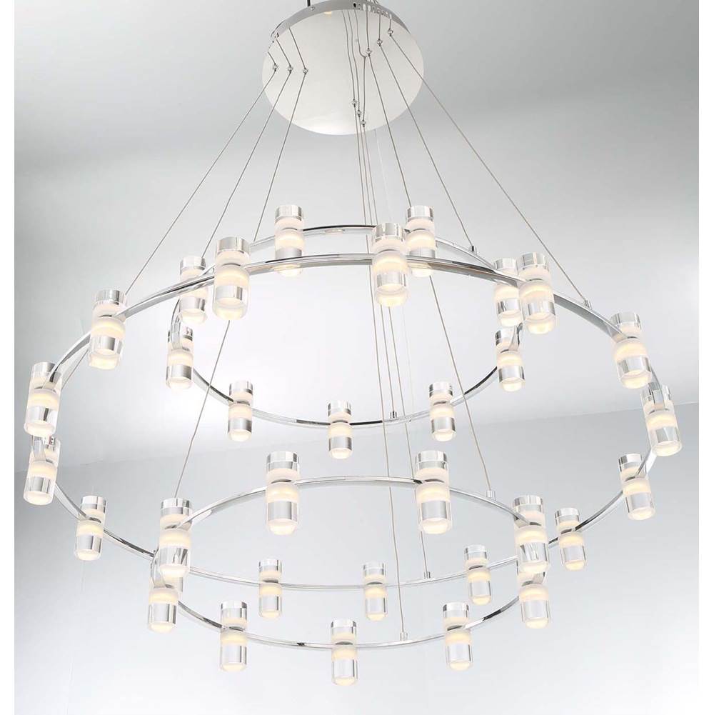 Eurofase 33726-014 Chrome Netto, Chandelier , 33-light, 41'', Chrome Image 2