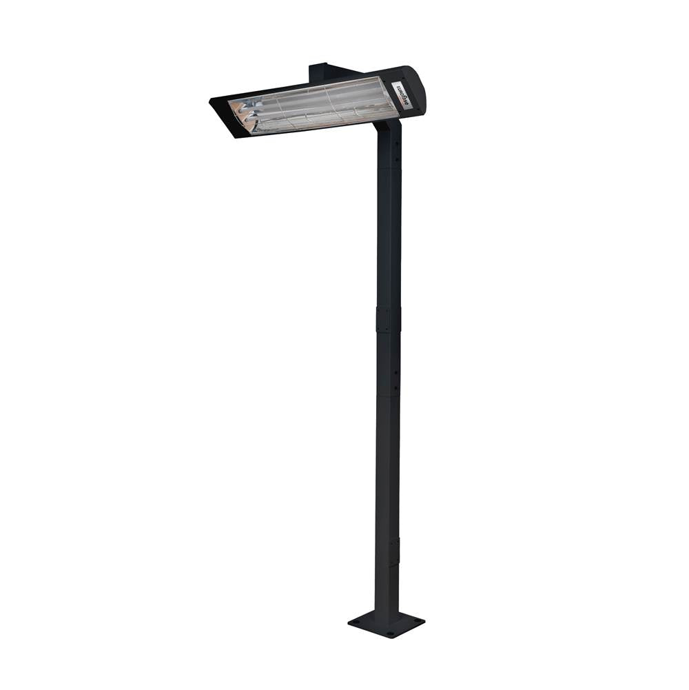 Eurofase EF3908PMB Black Eurofase Ef3908pmb 39 Inch 8ft Black Pole Mount With Single Crossbar Image 3
