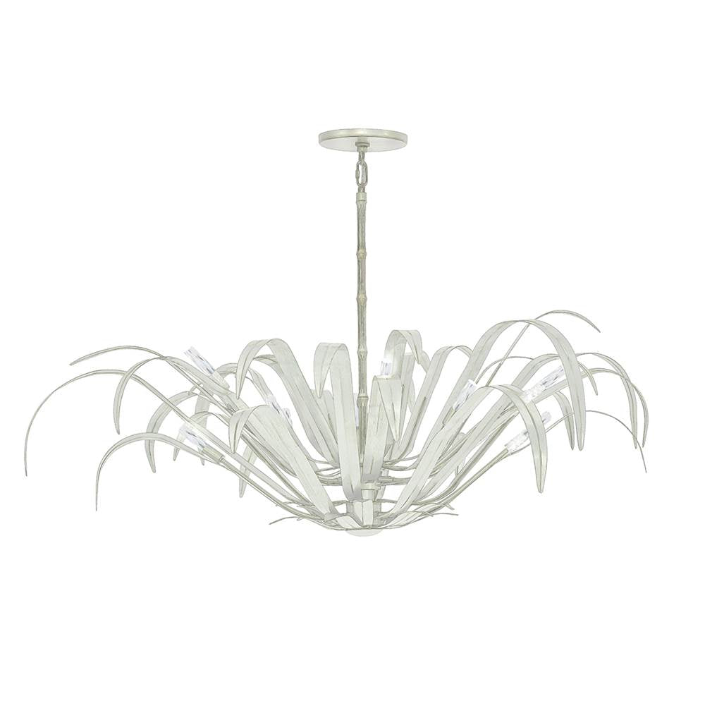 Eurofase Kagra, Chandelier , 12-light, 56'', Distressed White