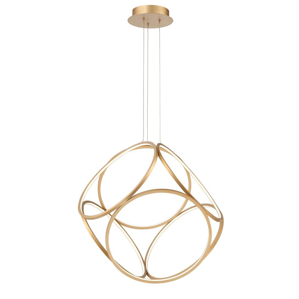 Eurofase 37102-020 Brushed Gold Glenview, Pendant , 24'', Brushed Gold Image 1