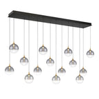 Eurofase 48938-020 Gold Iissa, Chandelier, 14-light, 72'', Gold, Smoked Glass Image 2