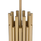 Eurofase 49012-019 Gold Olette, Chandelier, 20-light, 42'', Gold, Frosted Acrylic Image 2
