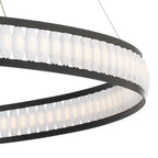 Eurofase 37090-012 Matte Black Forster, Chandelier , 3-light, 60'', Matte Black Image 4