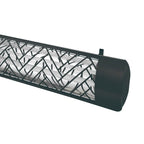 Eurofase EF60240B1 Black Eurofase Ef60240b1 Dual Element 61 Inch 6000 Watt Electric Patio Heater Image 4