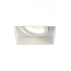 Eurofase 28718-35-017 White Amigo 15w 1 Light Square Trimless Gimbal 3500k White Image 1