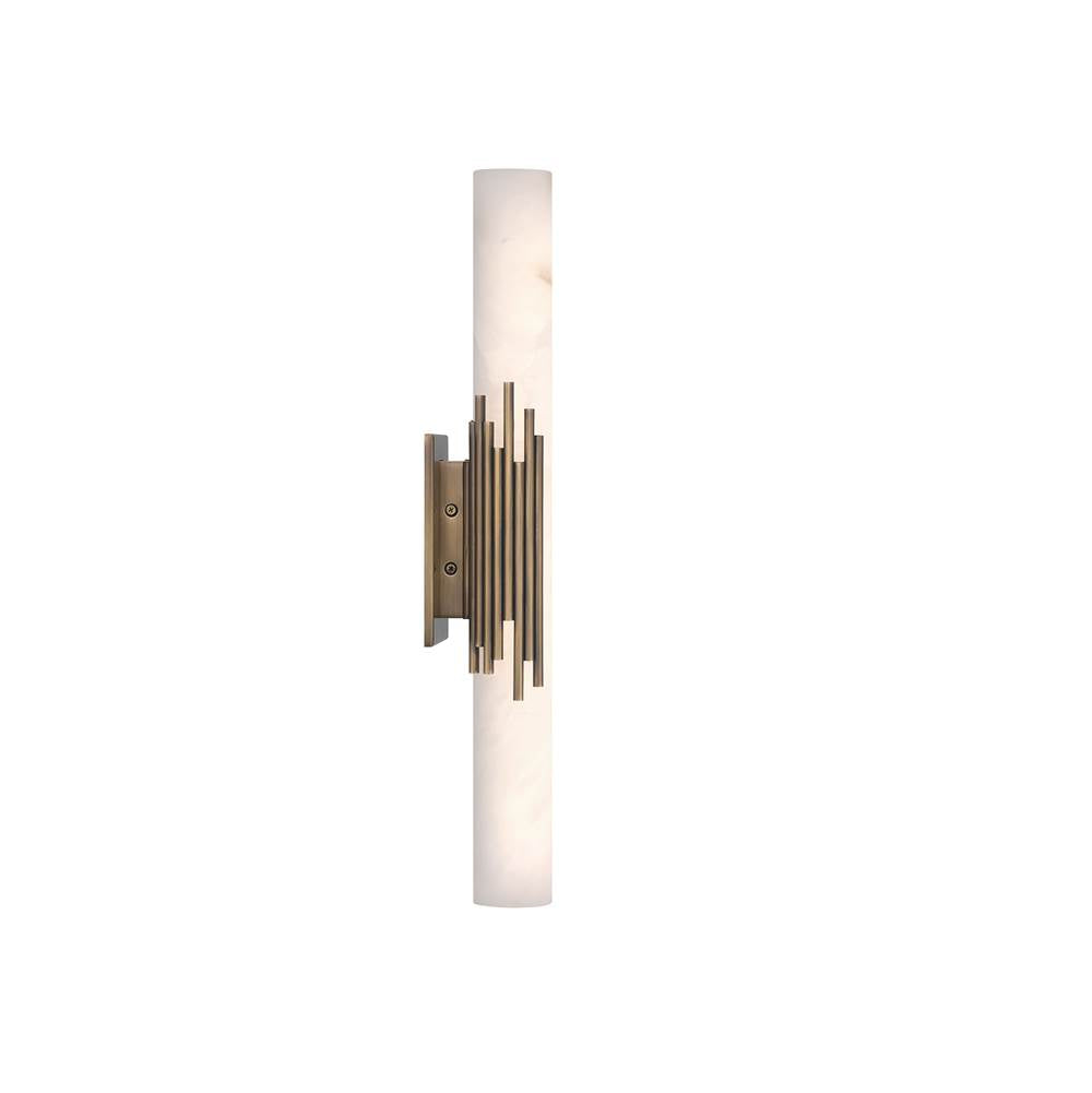 Eurofase 49033-014 Antique Brass Venna, Wall Sconce , 22'', Antique Brass, Alabaster Image 7