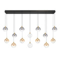 Eurofase 48938-040 Gold Iissa, Chandelier, 14-light, 72'', Gold, Mixed Glass Image 1
