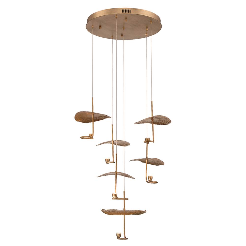 Eurofase 41908-013 Oil Rubbed Bronze Lagatto, Chandelier , 6-light, 26'', Oil Rubbed Bronze Image 1