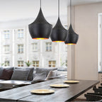 Eurofase Piquito, Pendant, 11'', Matte Black, Gold-black Mix Steel
