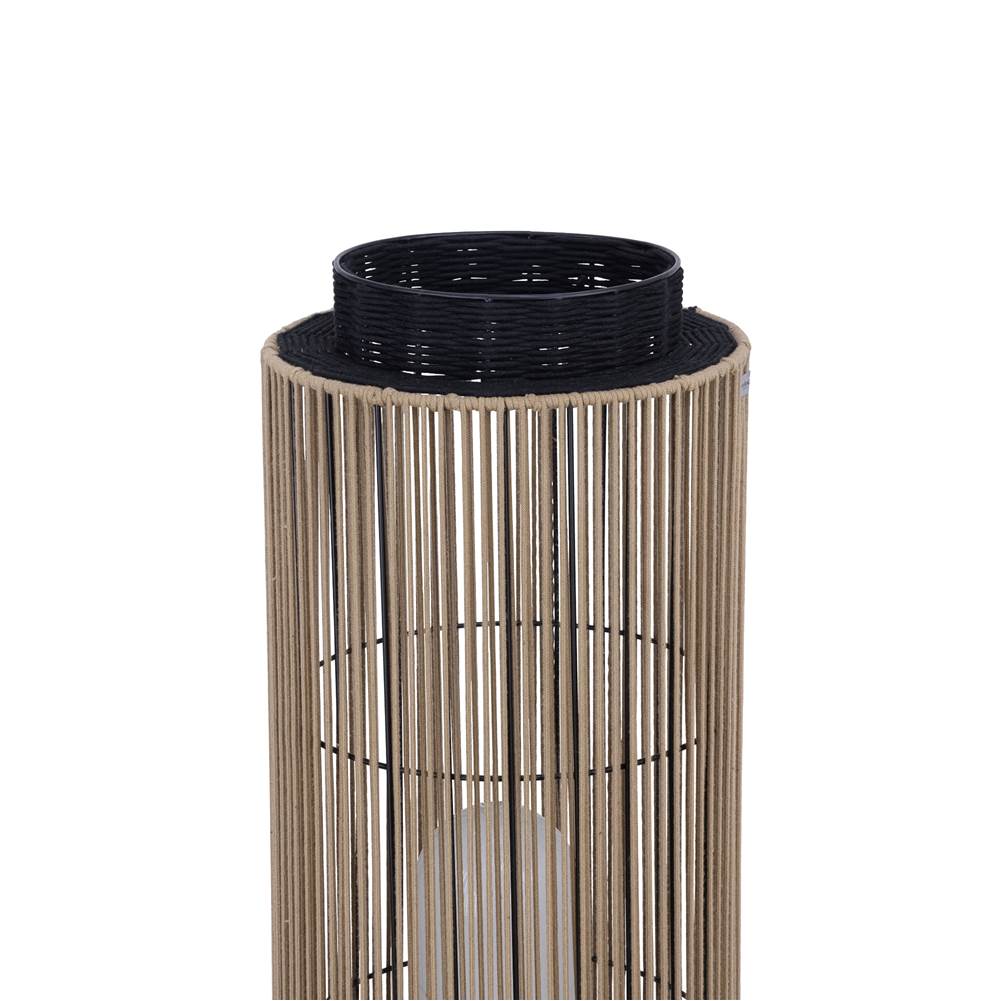 Eurofase 46630-018 Matte Black Aden, Outdoor, 46'', Matte Black, Brown Rope Image 4
