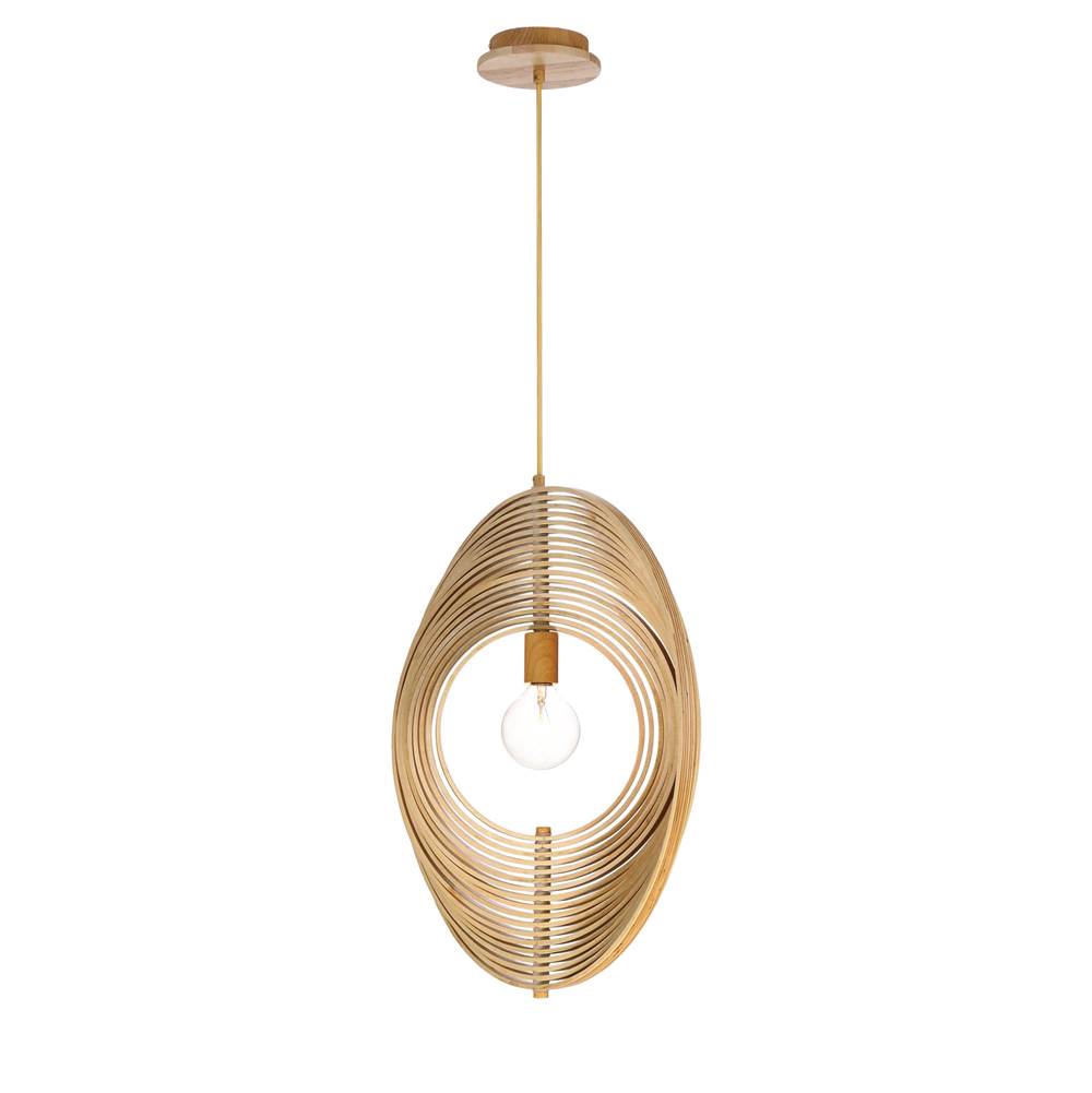 Eurofase 31872-010 Wood Abruzzo, Pendant , 24'', Wood Image 4