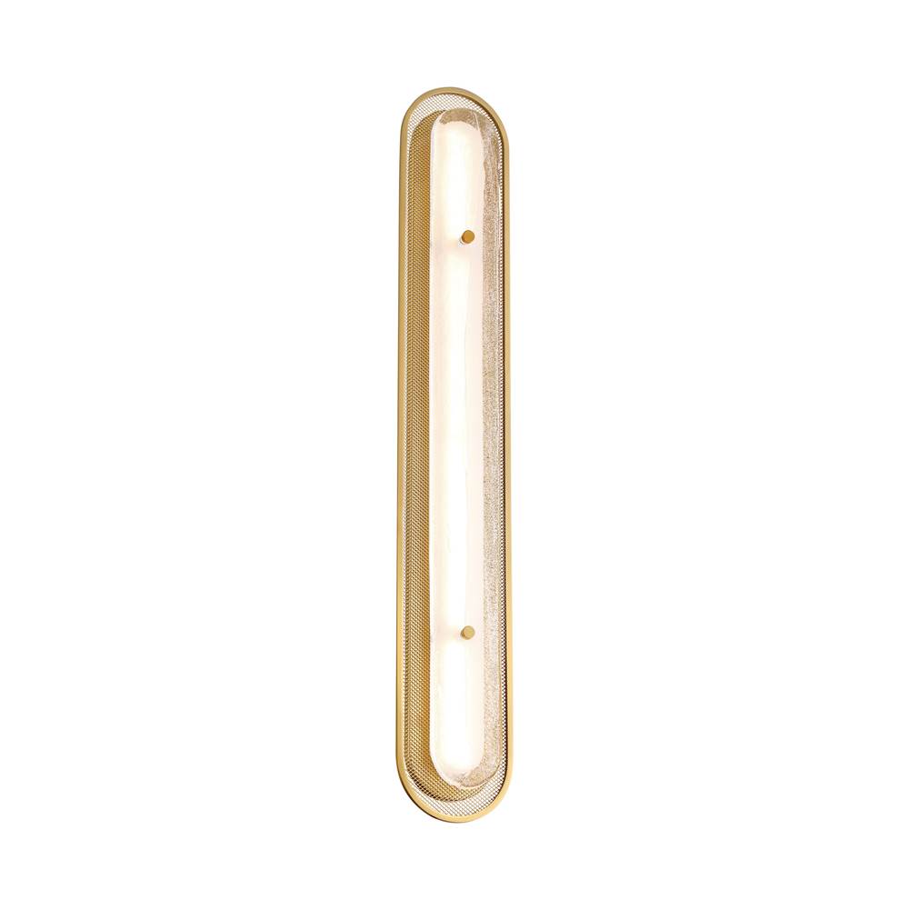Eurofase 49176-018 Gold Tramore, Wall Sconce, 38'', Gold, Silver Glass Image 7