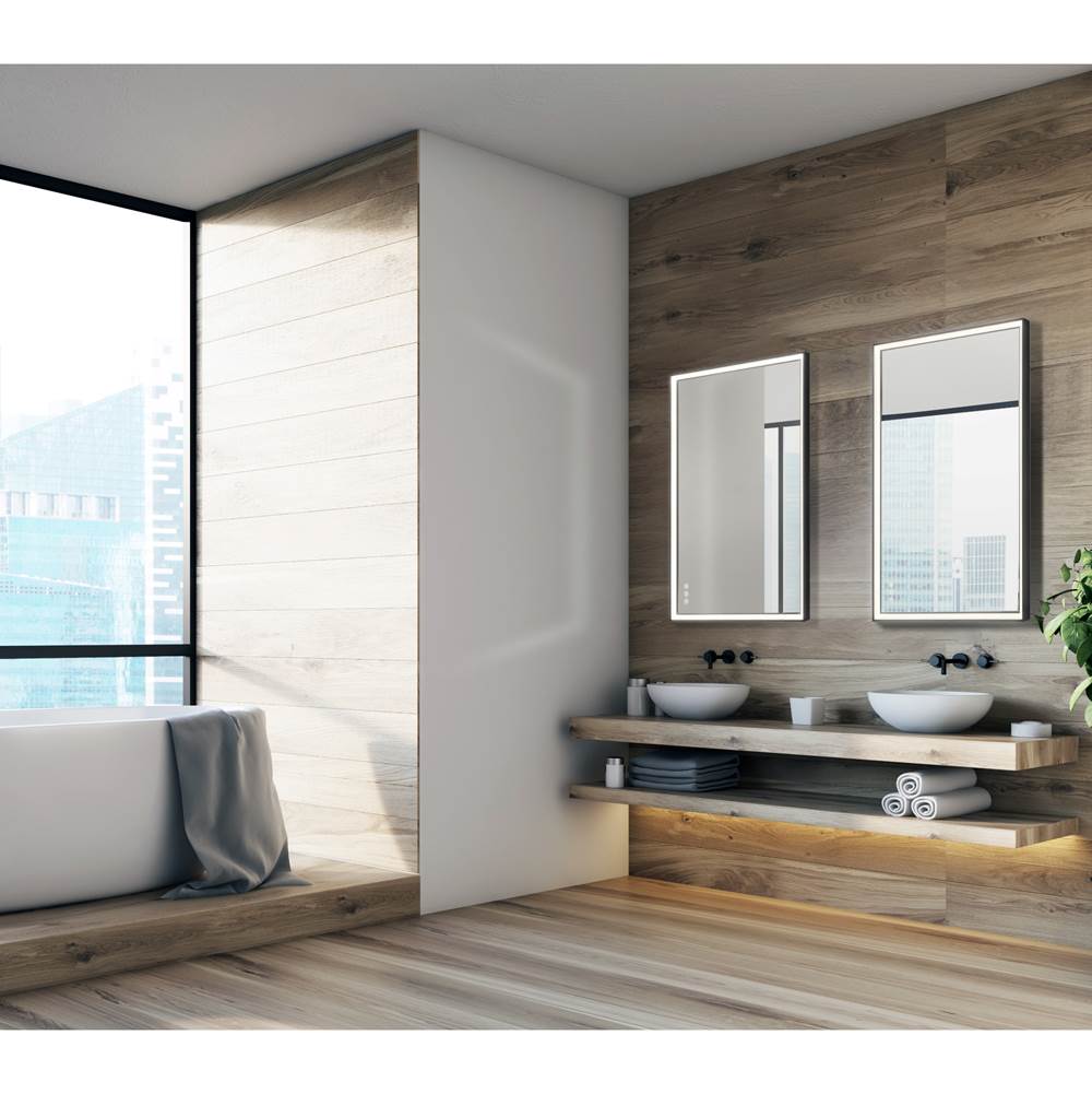 Eurofase 47564-039 Anodized Black Nixon, Mirror , 24'' X 36'', Anodized Black Image 1