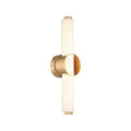 Eurofase 39316-011 Gold Santoro, Vanity, 20'', Gold, White Glass Image 1