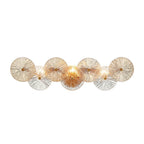 Eurofase 45701-016 Matte Gold Sue-anne, Vanity, 30'', Matte Gold, Clear-amber Glass Image 2