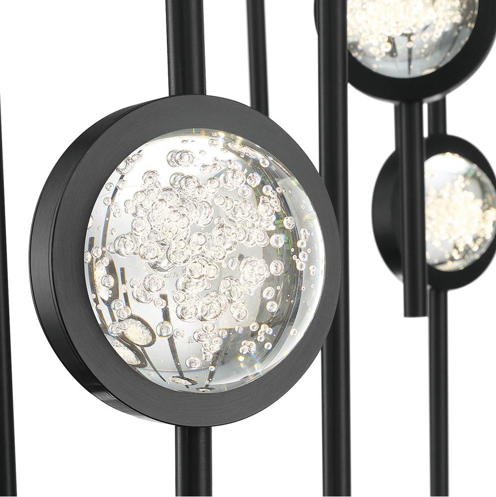 Eurofase 39466-037 Gold Black Mix Barletta, Chandelier , 12-light, 38'', Gold-black Mix Image 1