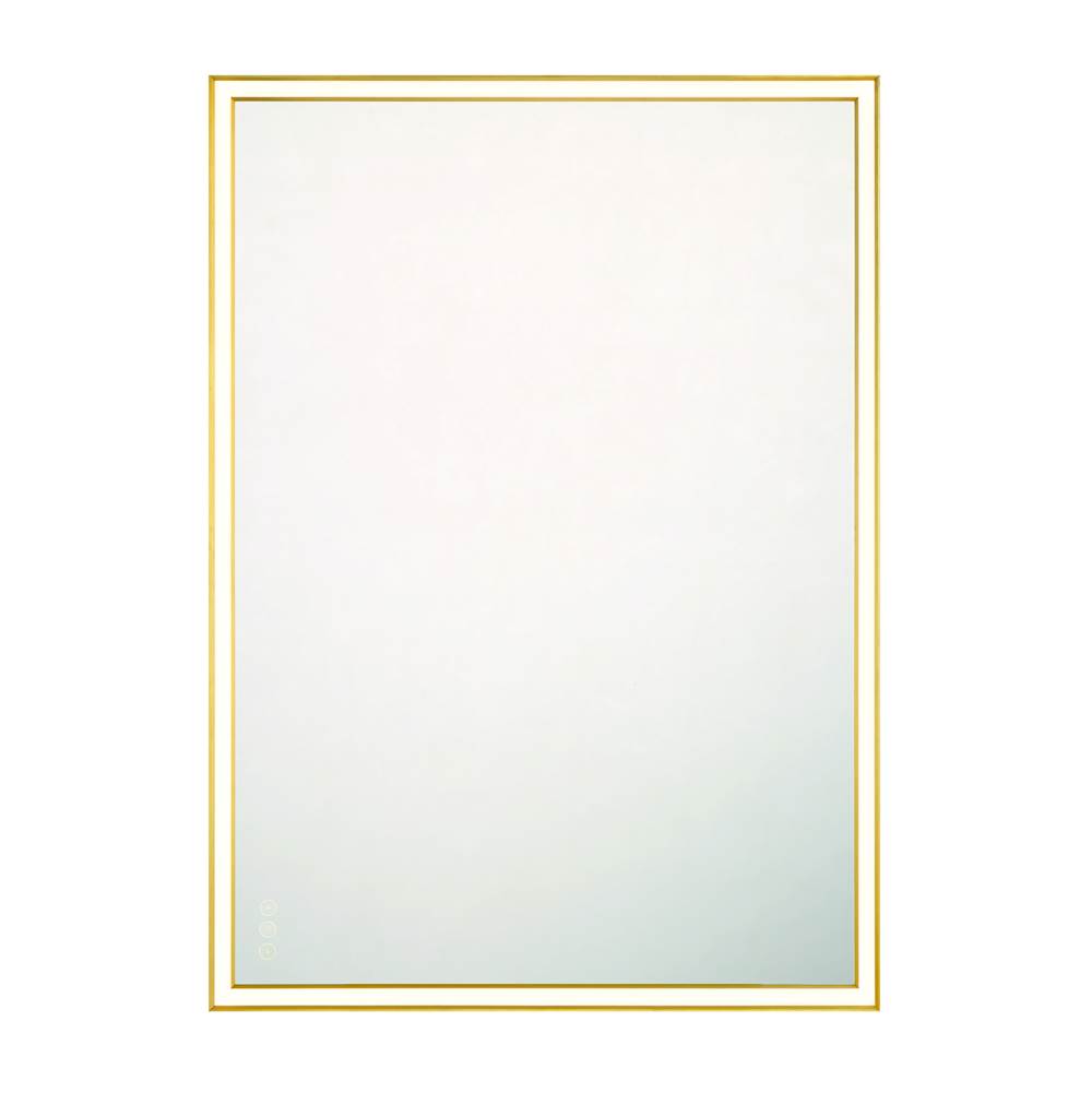 Eurofase 47565-012 Anodized Gold Nixon, Mirror , 30'' X 42'', Anodized Gold Image 1