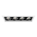 Eurofase  Multiple 26w 4 Lights Trim 40 Degree Gimbal 3500k White/black