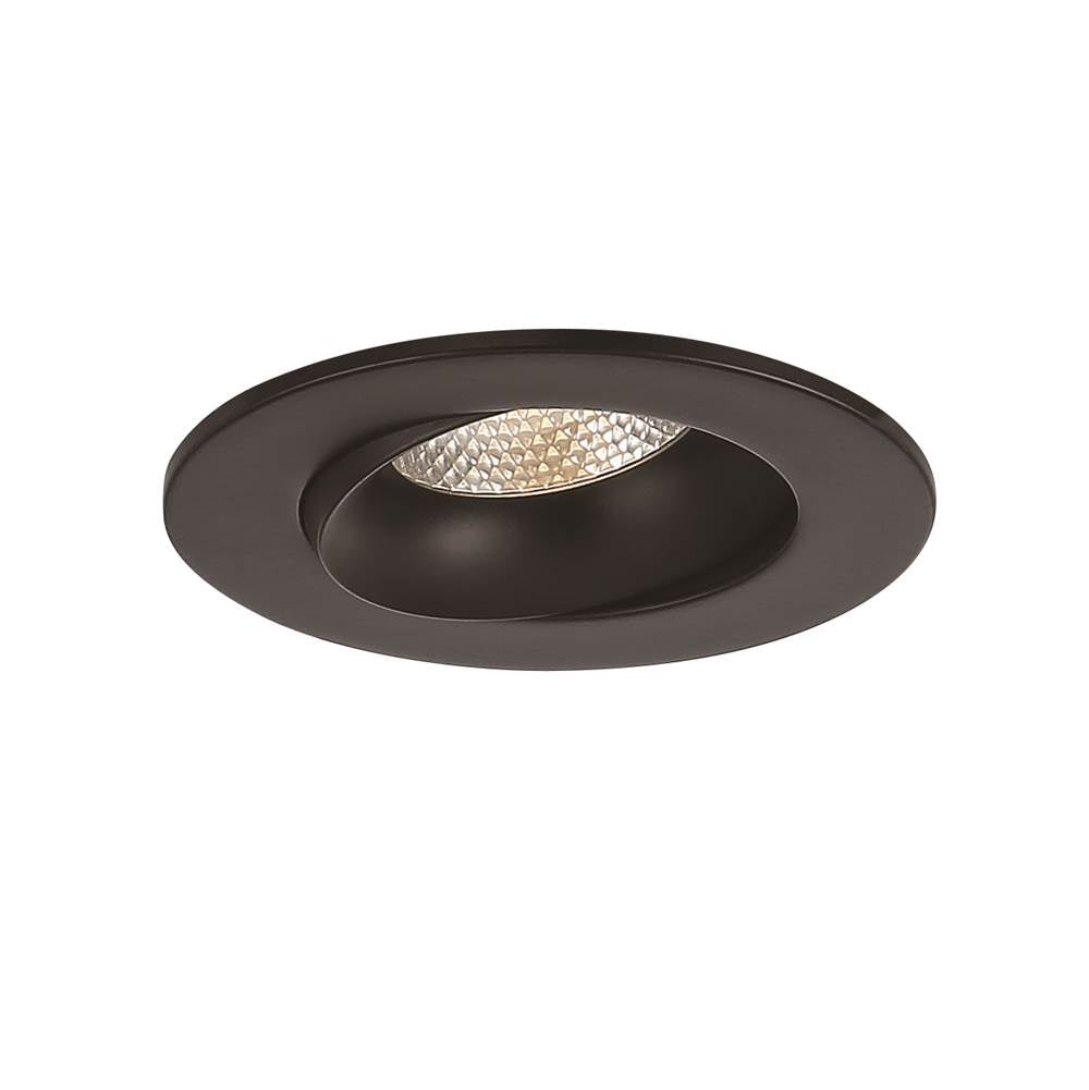 Eurofase 45369-025 Black Midway 3.5'' 12w 1 Light Round Gimbal Trim 5cct Black Image 1