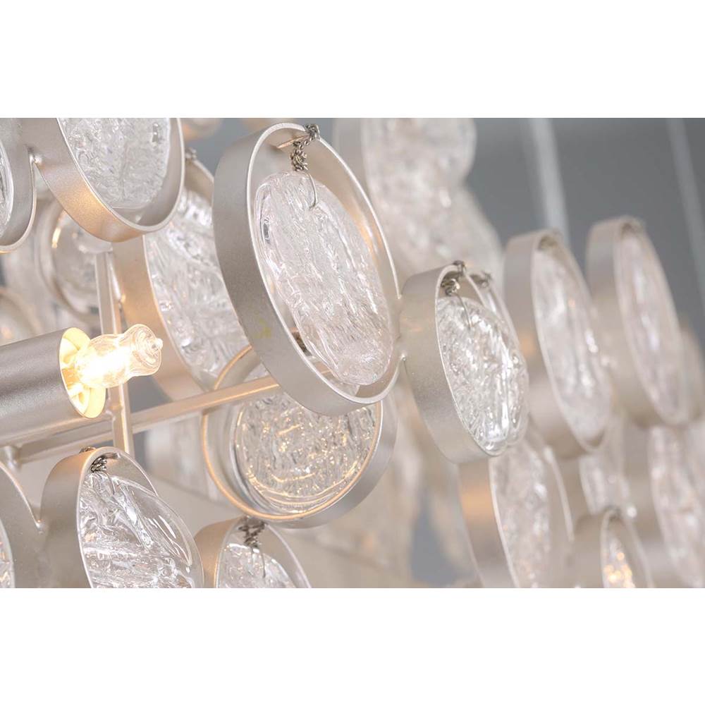 Eurofase 34032-015 Chrome Trento, Chandelier, 15-light, 56'', Chrome, Clear Glass Image 5