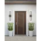 Eurofase Bordo, Outdoor, 36'', Matte Black, White Acrylic