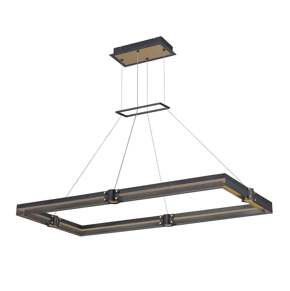 Eurofase 37060-015 Gold Black Mix Admiral, Chandelier , 43'', Gold-black Mix Image 3
