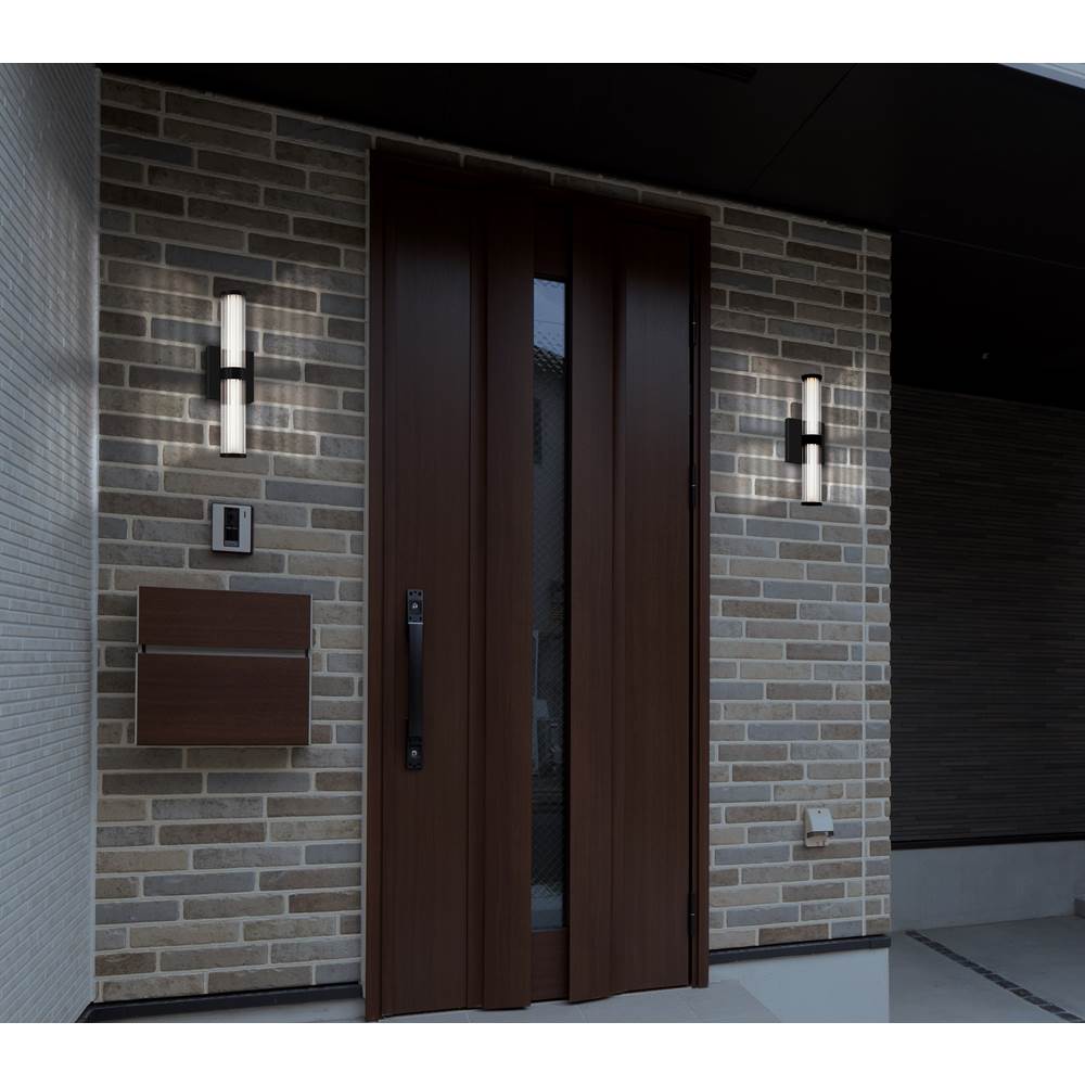 Eurofase 47123-021 Matte Black Fayton, Outdoor, 14'', Matte Black, Clear Glass Image 7